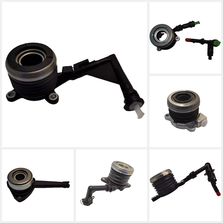 The picture shows six different models of clutch release bearings